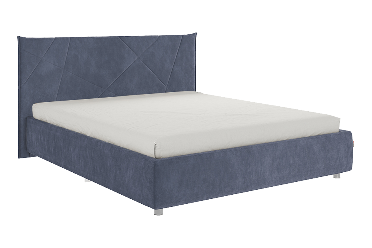 Кровать с основанием Квест 160х200 см (топаз (велюр))