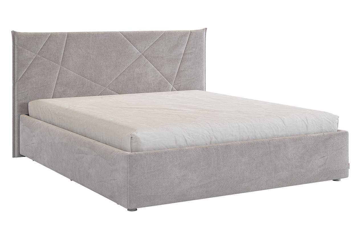 Кровать с основанием Квест 160х200 см (оникс (велюр))