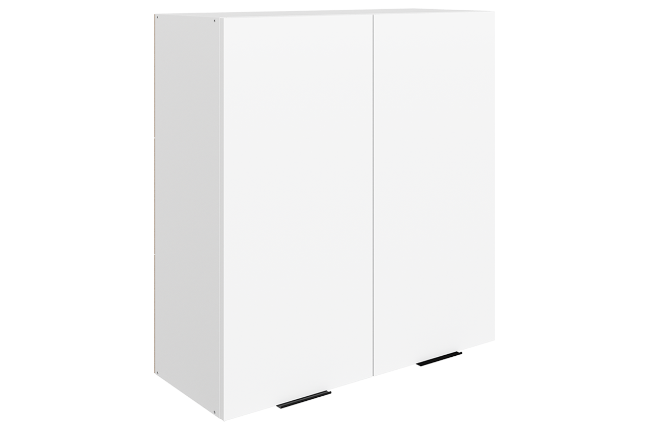 Стоун Шкаф навесной L800 Н900 (2 дв. гл.) (белый/джелато софттач)