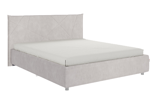 Кровать с основанием Квест 160х200 см (галька (велюр))