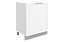 Мишель Шкаф рабочий под мойку L600 (1 дв. гл.) (эмаль)