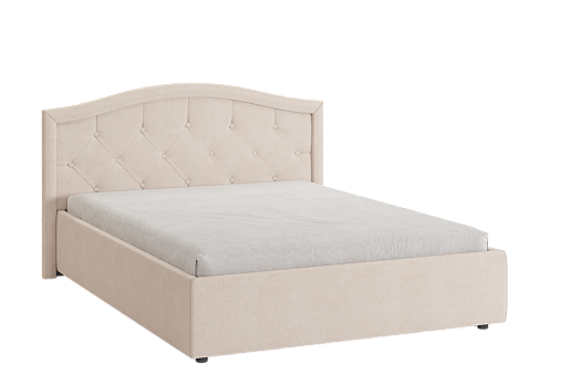 Кровать с основанием Верона 2 140х200 см (крем (велюр))
