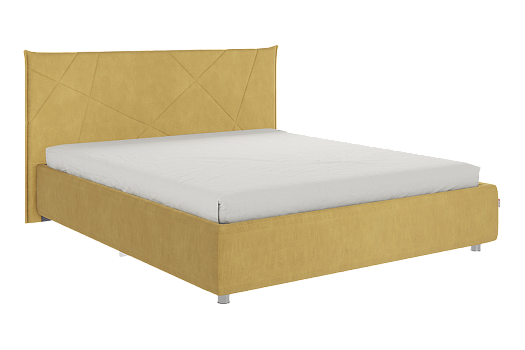 Кровать с основанием Квест 160х200 см (медовый (велюр))