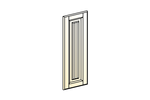 Бавария Дверь (Декор) L297 Шкаф навесной (ультра)