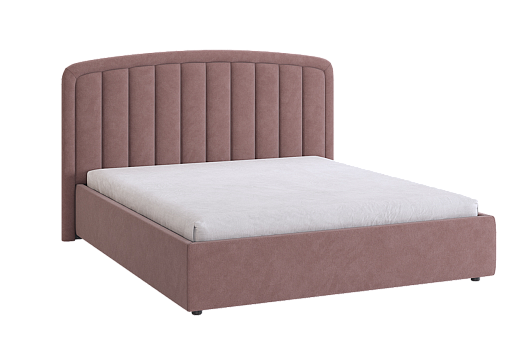 Кровать с основанием Сиена 2 160х200 см (пудра (велюр))