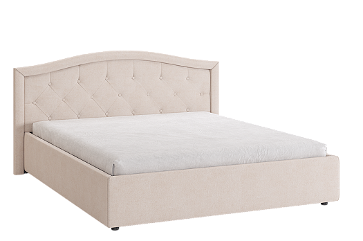 Кровать с основанием Верона 2 160х200 см (крем (велюр))