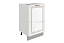 Атланта Шкаф рабочий L500 (1 дв. гл.) (эмаль)