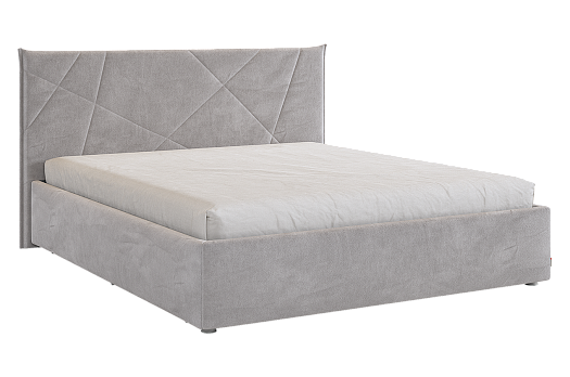 Кровать с основанием Квест 160х200 см (оникс (велюр))