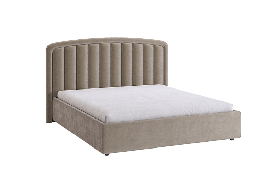 Кровать с основанием Сиена 2 160х200 см (латте (велюр))