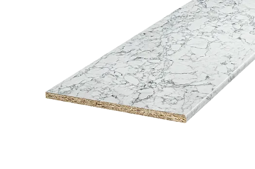 Столешница постформинг H38 угл лев L1500 Кухня (мрамор итальянский)