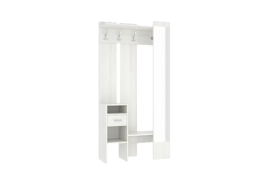 Прихожая Агата (белый рамух)