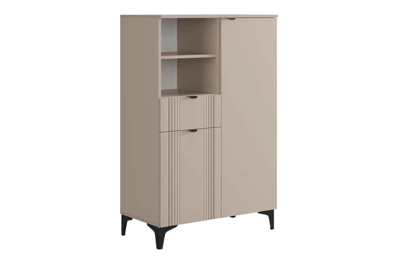 Рич Комод 2 (кашемир/фрапучино матовый/черный)