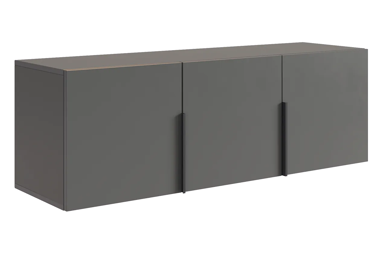 Баско Антресоль трехдверная L1200 (графит)