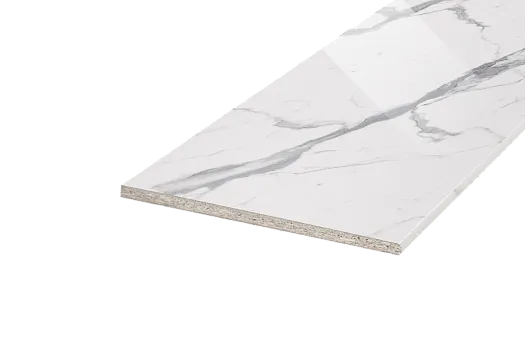 Столешница постформинг глянец H38 L2400 (гранит белый глянец)