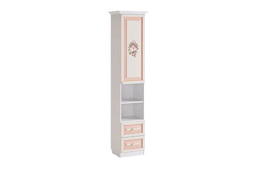 Алиса Шкаф комб. (белый/крем)