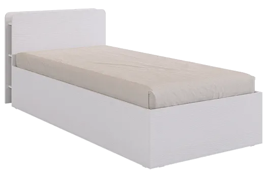 Кровать с основанием "Юниор" 90х200 см (белое дерево)