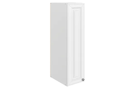 Мишель Шкаф навесной L200 H900 (1 дв. гл.) (эмаль) (белый/белый)