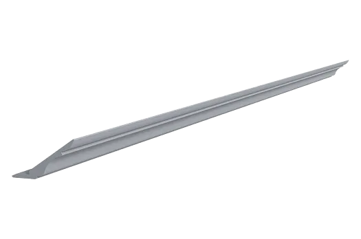 Карниз МДФ L2800 Мишель (серый)