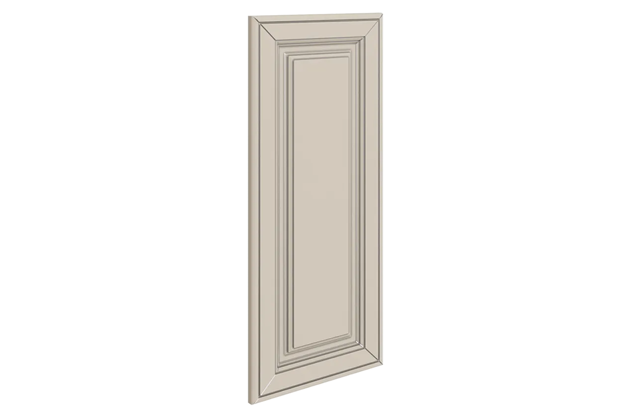 Атланта Дверь (Декор) L297 Шкаф навесной (эмаль) (сливки патина платина)