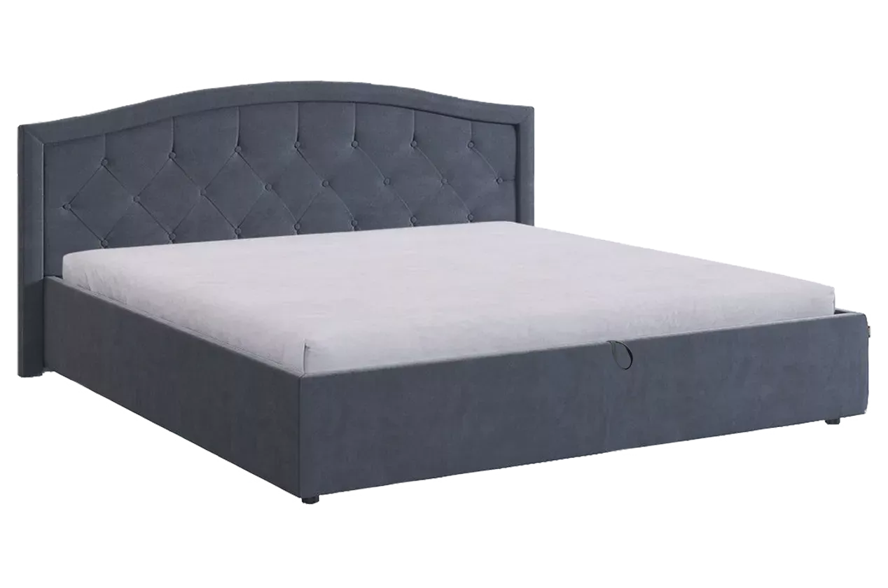 Кровать с подъемным механизмом Верона 2 180х200 см (топаз (велюр))