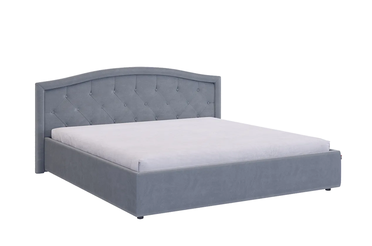 Кровать с подъемным механизмом Верона 2 180х200 см (оникс (велюр))