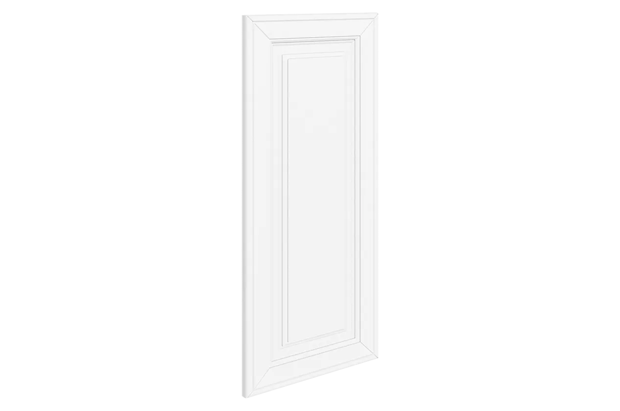 Мишель Дверь (Декор) L297 Шкаф навесной (эмаль) (белый)