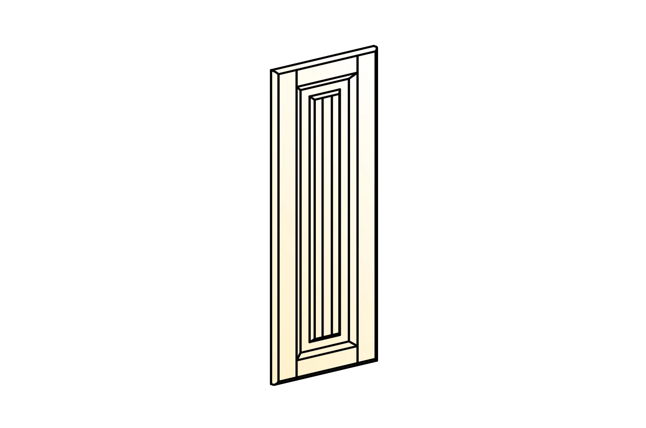 Бавария Дверь (Декор) L297 Шкаф навесной