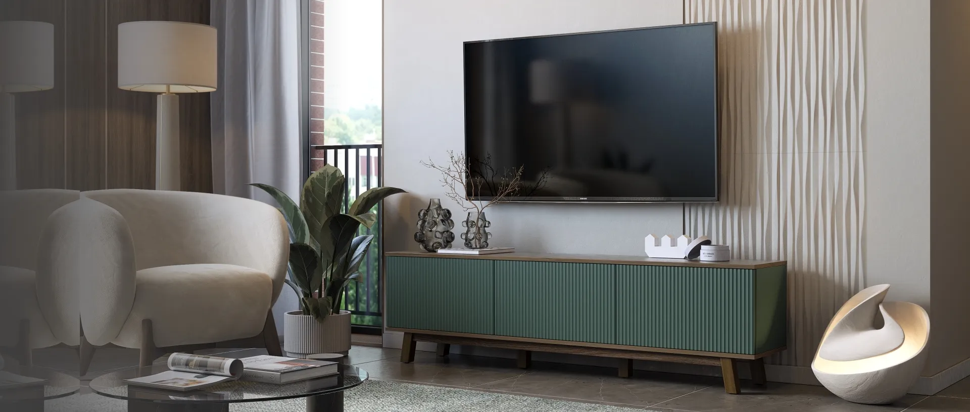 Яркие ТВ-тумбы