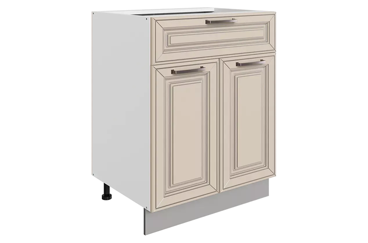 Атланта Шкаф рабочий L600 Старт (2 дв. гл. 1 ящ.) (эмаль)