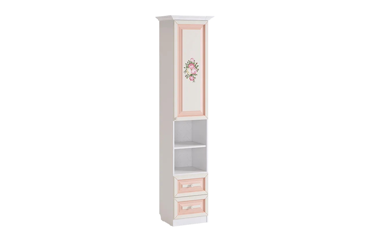 Алиса Шкаф комб. (белый/крем)