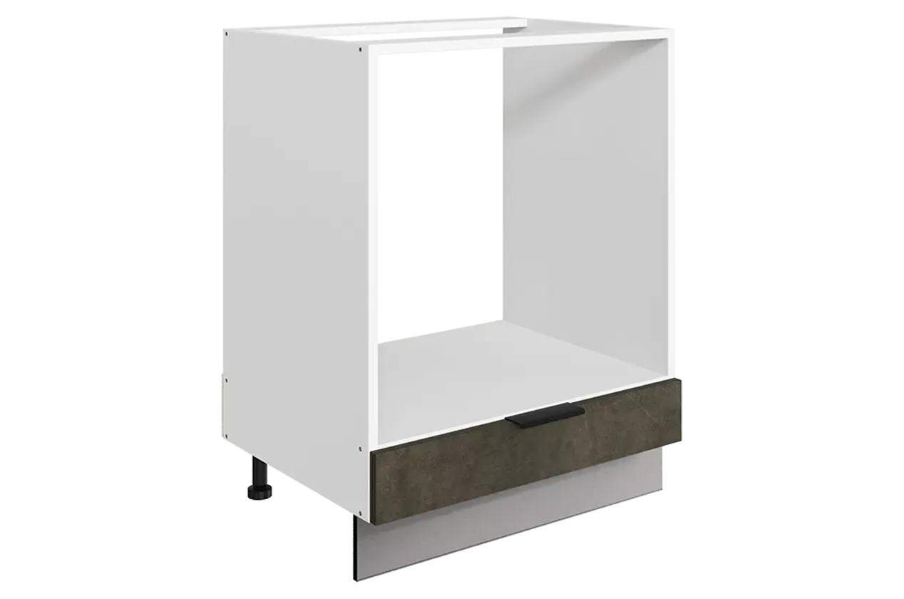 Стоун Шкаф рабочий под духовку L600 (1 ящ.)