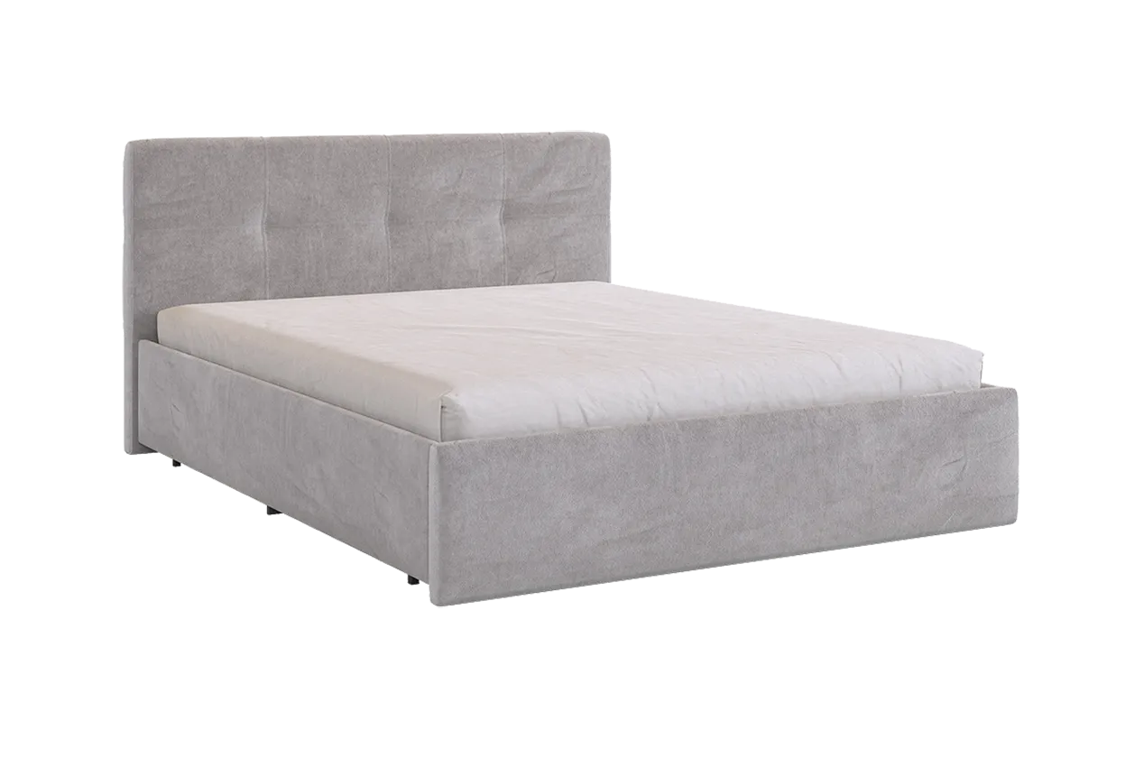 Кровать с основанием Веста 160х200 см (оникс (велюр))
